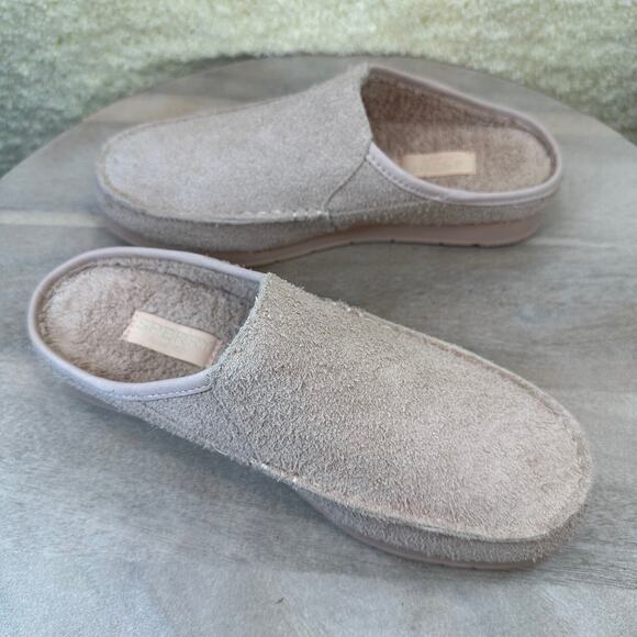 Sperry Top-Sider Moc-Sider Womens Rose Suede Mules Size 8.5 Lined Slippers New - Picture 8 of 13